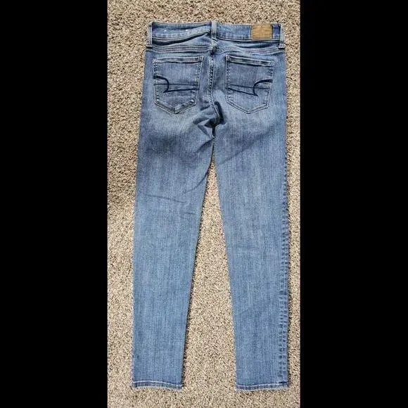 American Eagle Jeans Womens Size 0 Regular Super Stretch - Picture 7 of 9